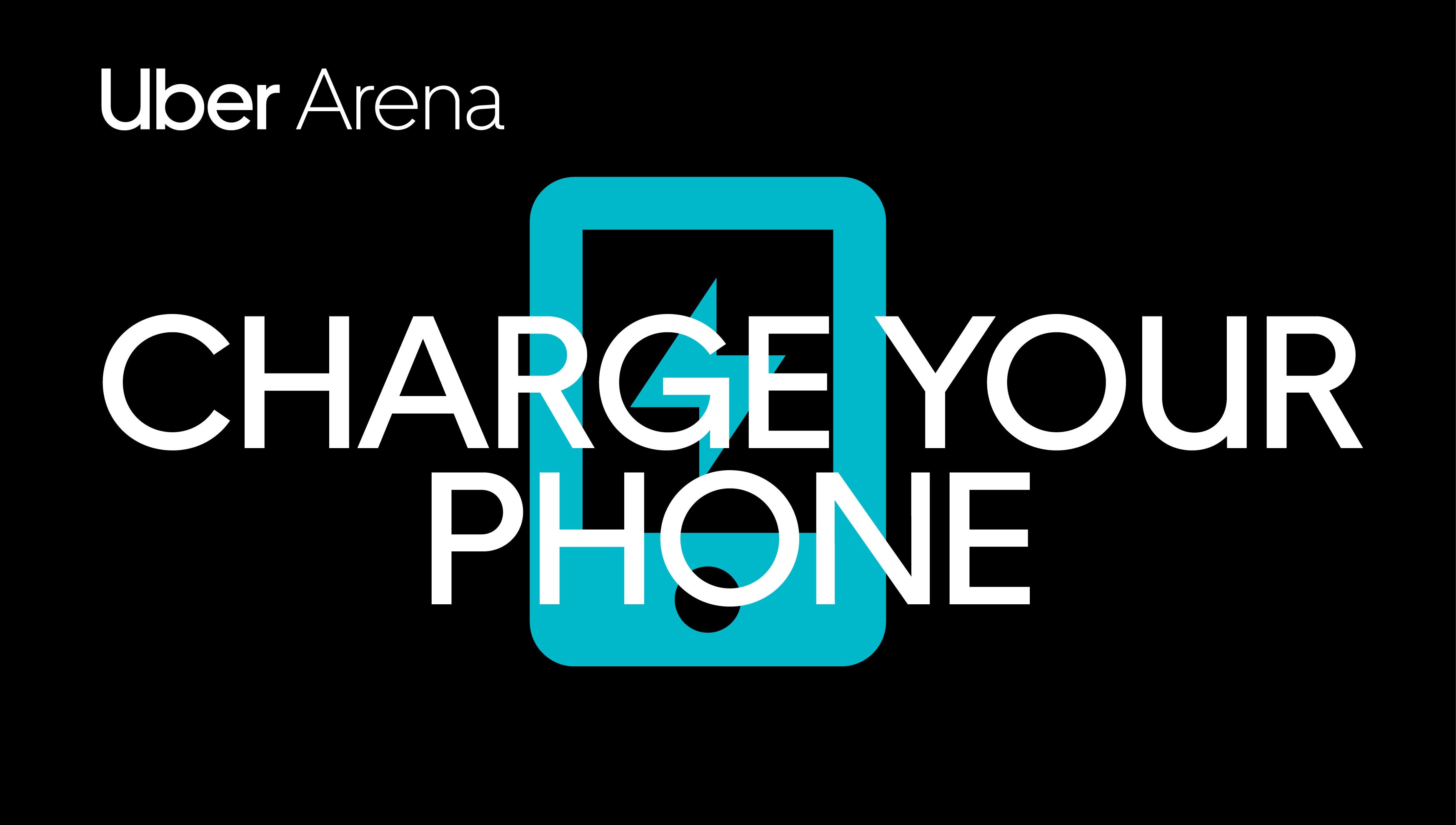 Image with icon for phone charging stations